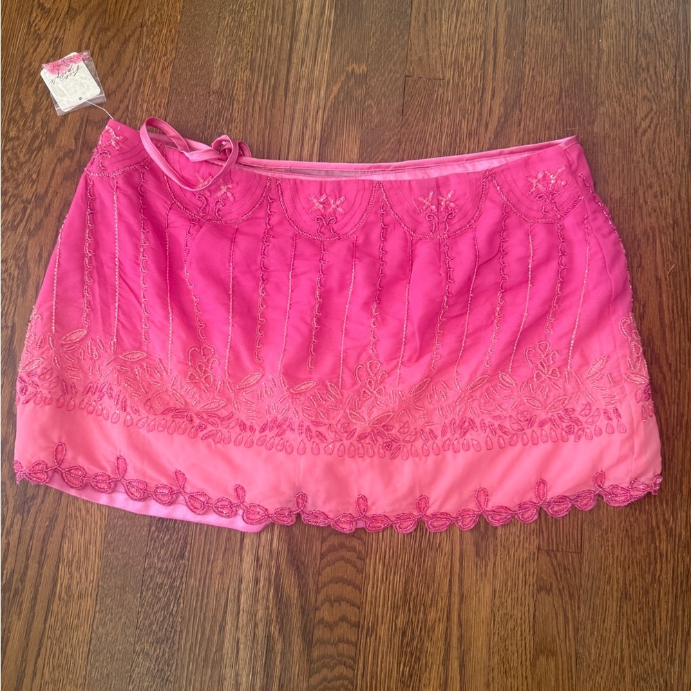Free People Lala Beaded Skort- size large - Picture 6 of 6